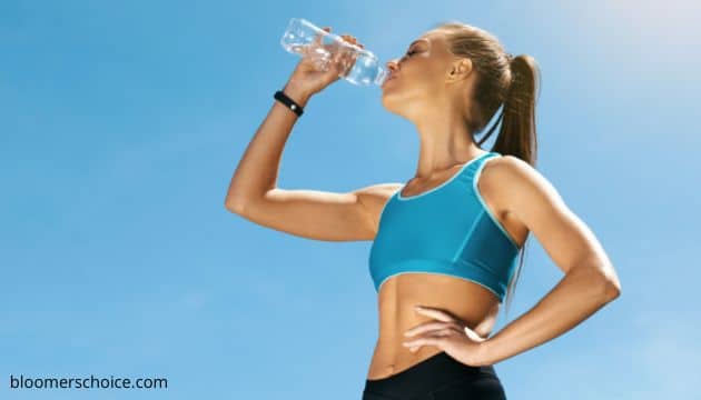 drink water and exercise