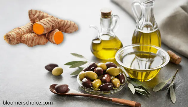 termeric and olive oil for skin lightening